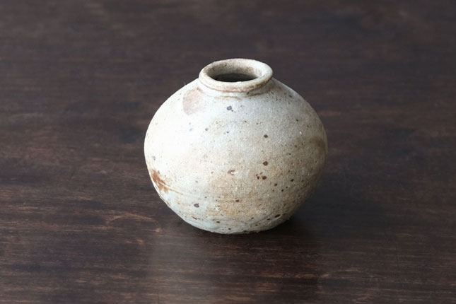 ひび粉引 小壺 竹本ゆき子 | 和食器・キッチン雑貨通販【暮らし用品】